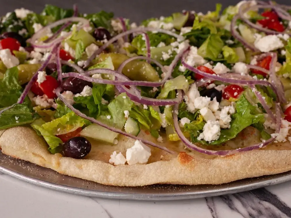 Greek Salad Pizza